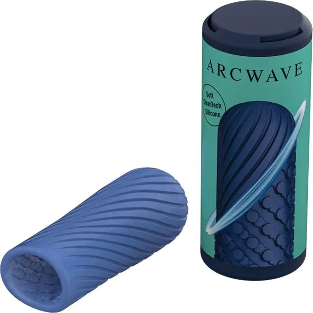 Arcwave Ghost Reversible Silicone Stroker, 4", Blue