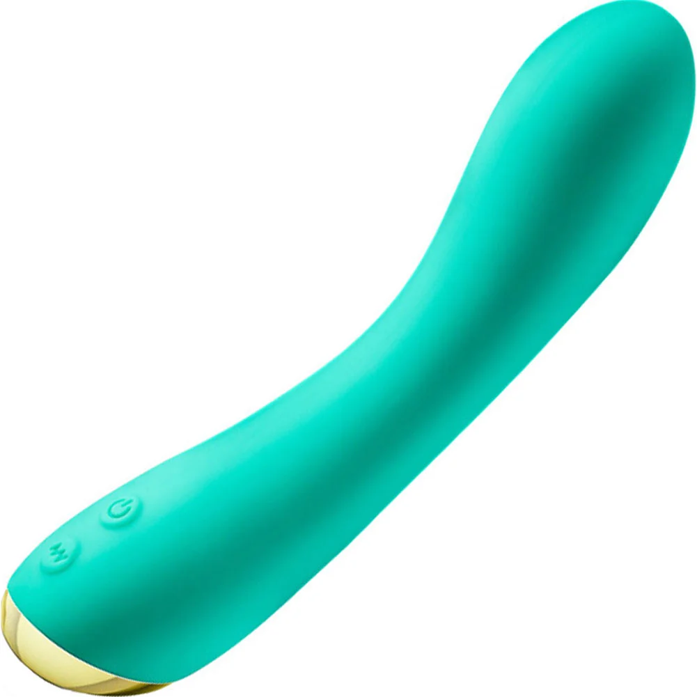 Aria Luscious AF Rechargeable Silicone G-Spot Vibrator, 7", Teal