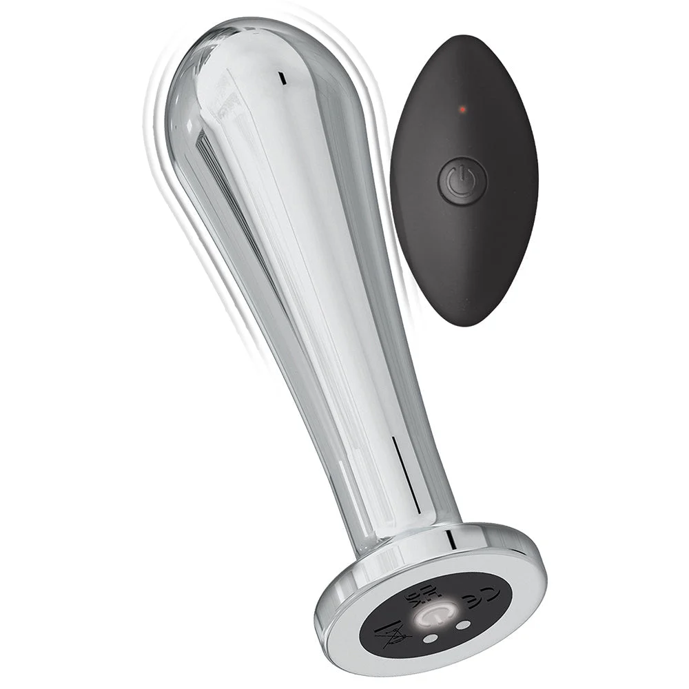 Ass-sation Anal Bulb Butt Plug, Silver