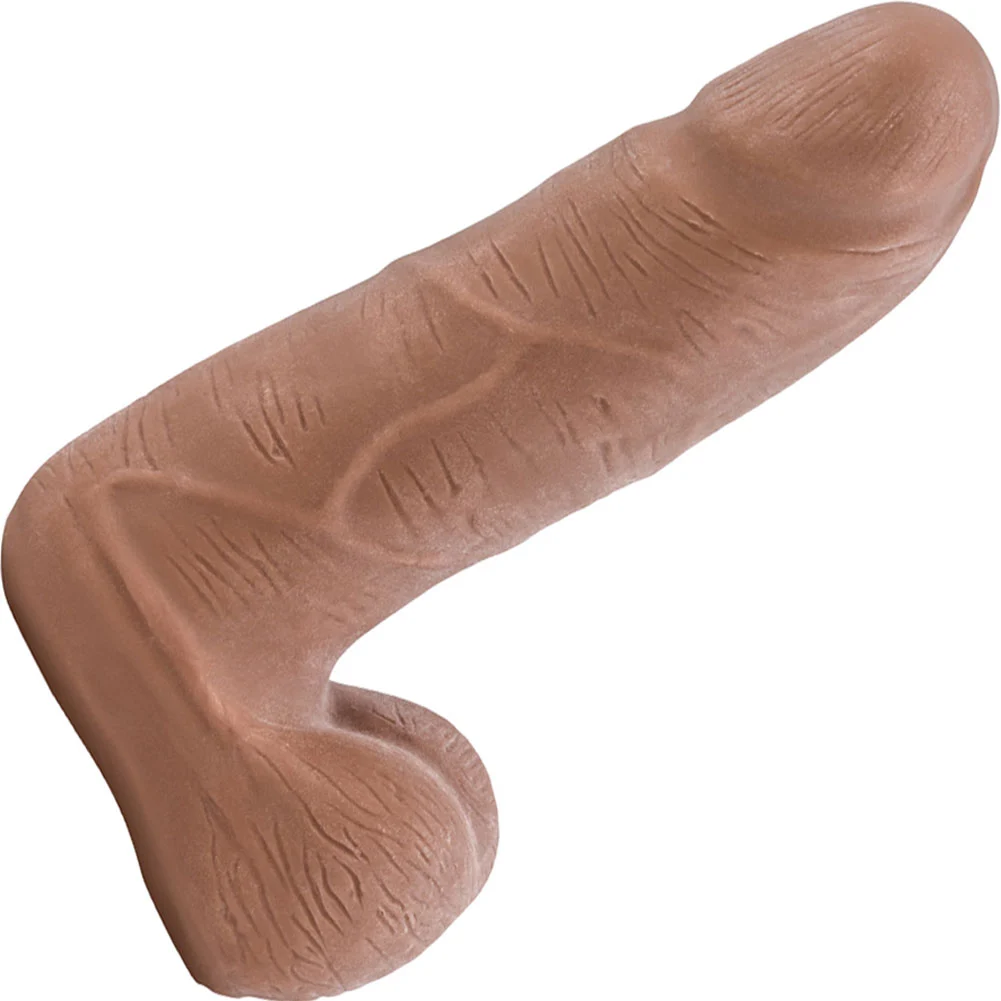 Au Naturel Carlito Dual Density Realistic Dildo, 5.5", Mocha