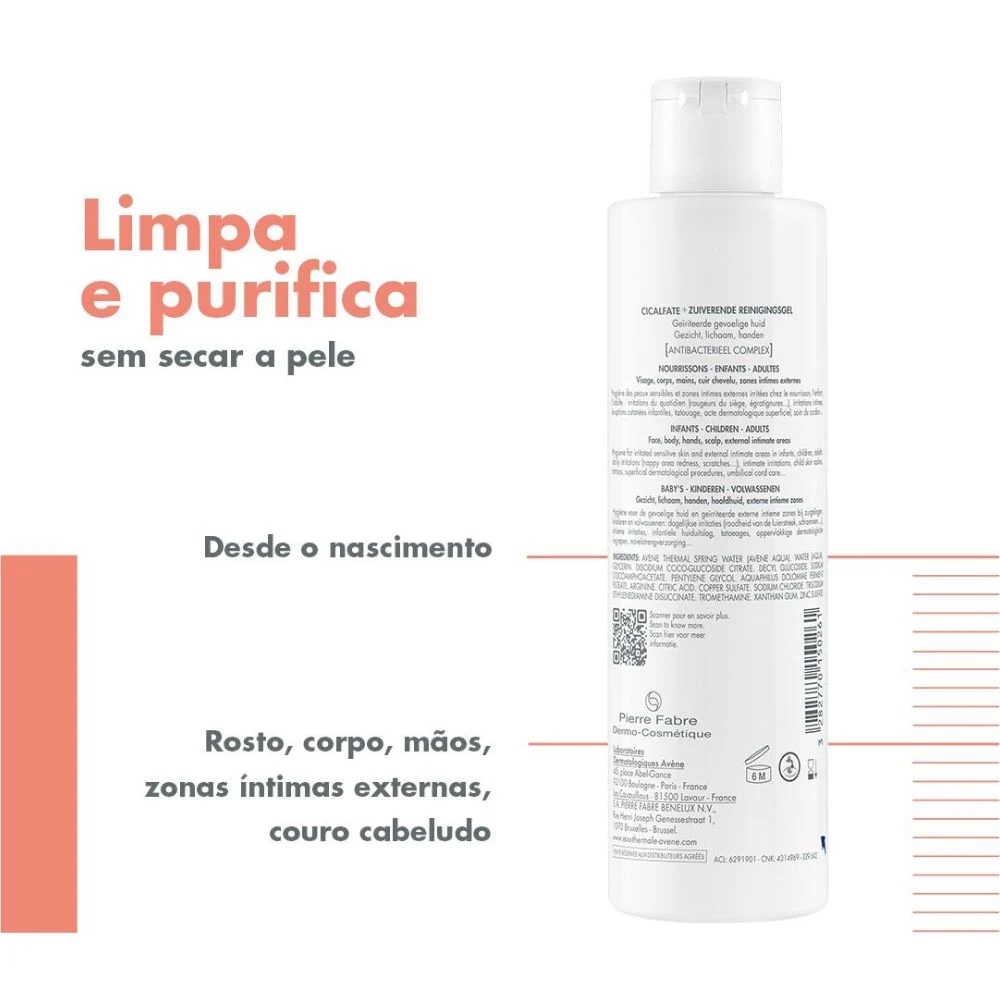 Avène Cicalfate + Purifying Cleansing Gel