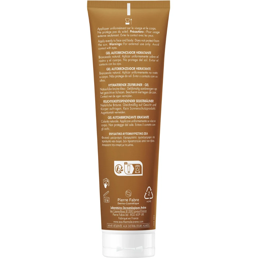 Avène Hydrating Self-Tanning Gel for Face and Body