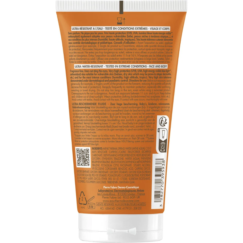 Avène Intense Protect Ultra Water-Resistant Fluid SPF50 +