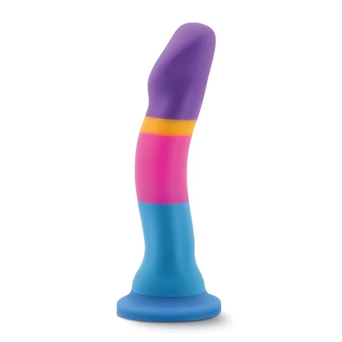 Avant D1 Silicone Dildo Hot N Cool Colors by Blush Novelties
