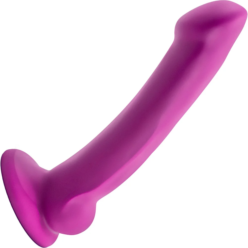 Avant D9 Ergo Mini Silicone Dildo with Suction Cup Base, 6.5", Violet