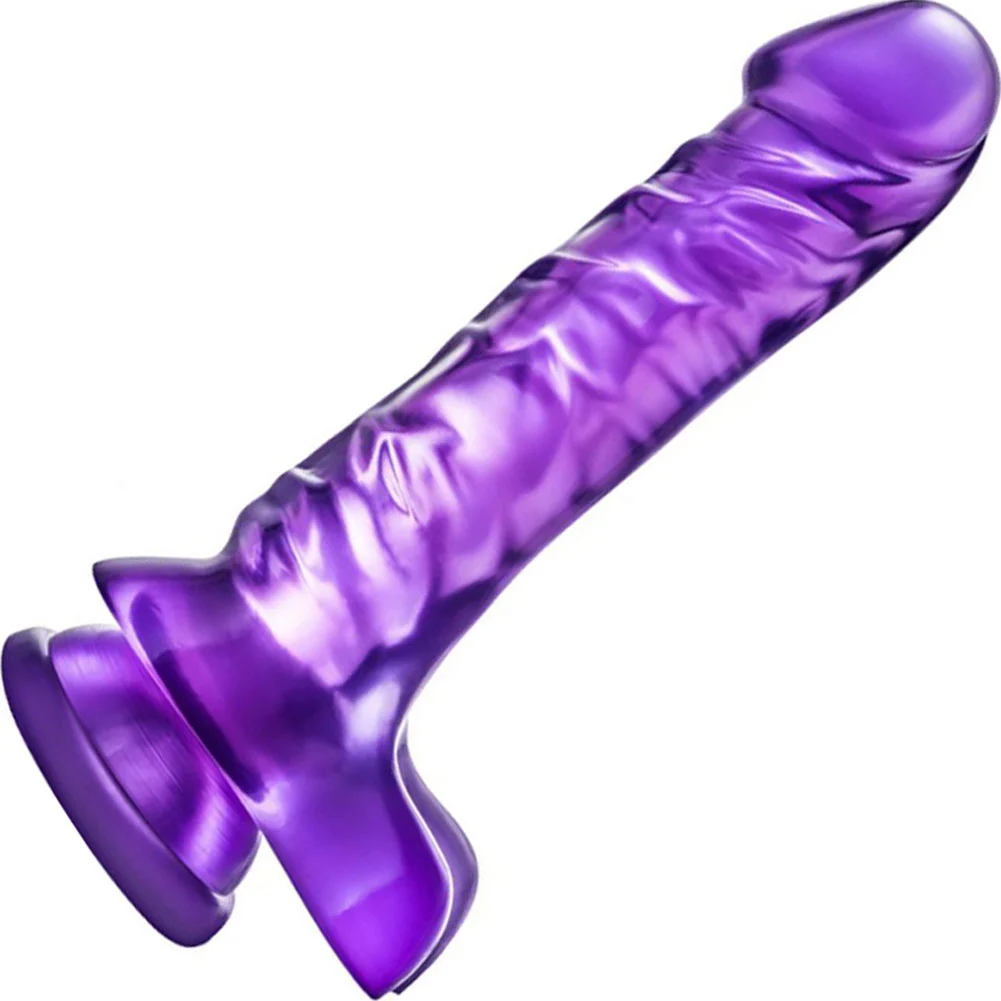 B Yours Basic Ballsy Dong, 9", Purple