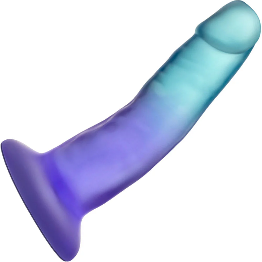 B Yours Morning Dew Dildo with Suction Cup, 5", Sapphire