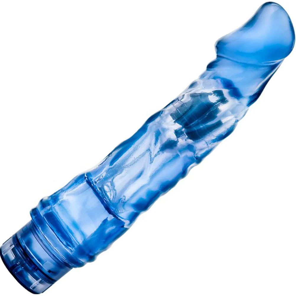 B Yours Ms Number 6 Waterproof Vibe, 9", Blue