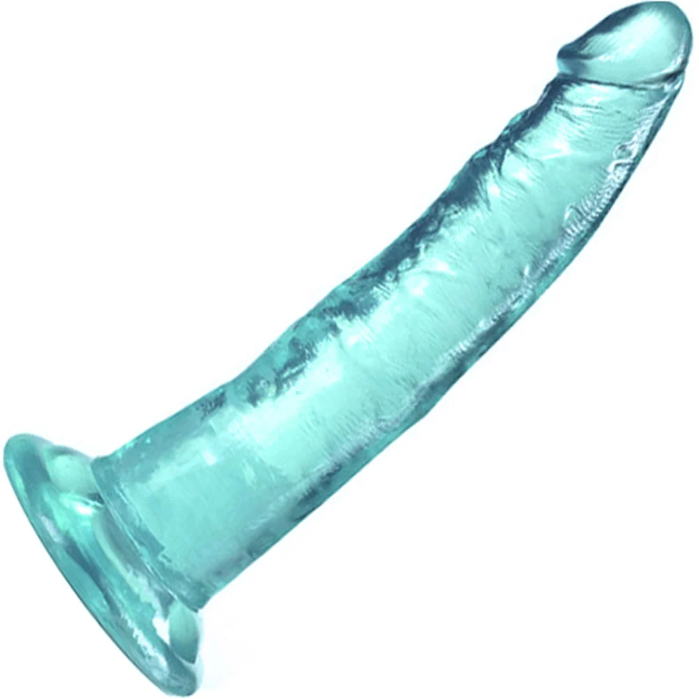 B Yours Plus Lust n Thrust Dildo, 7.5", Teal