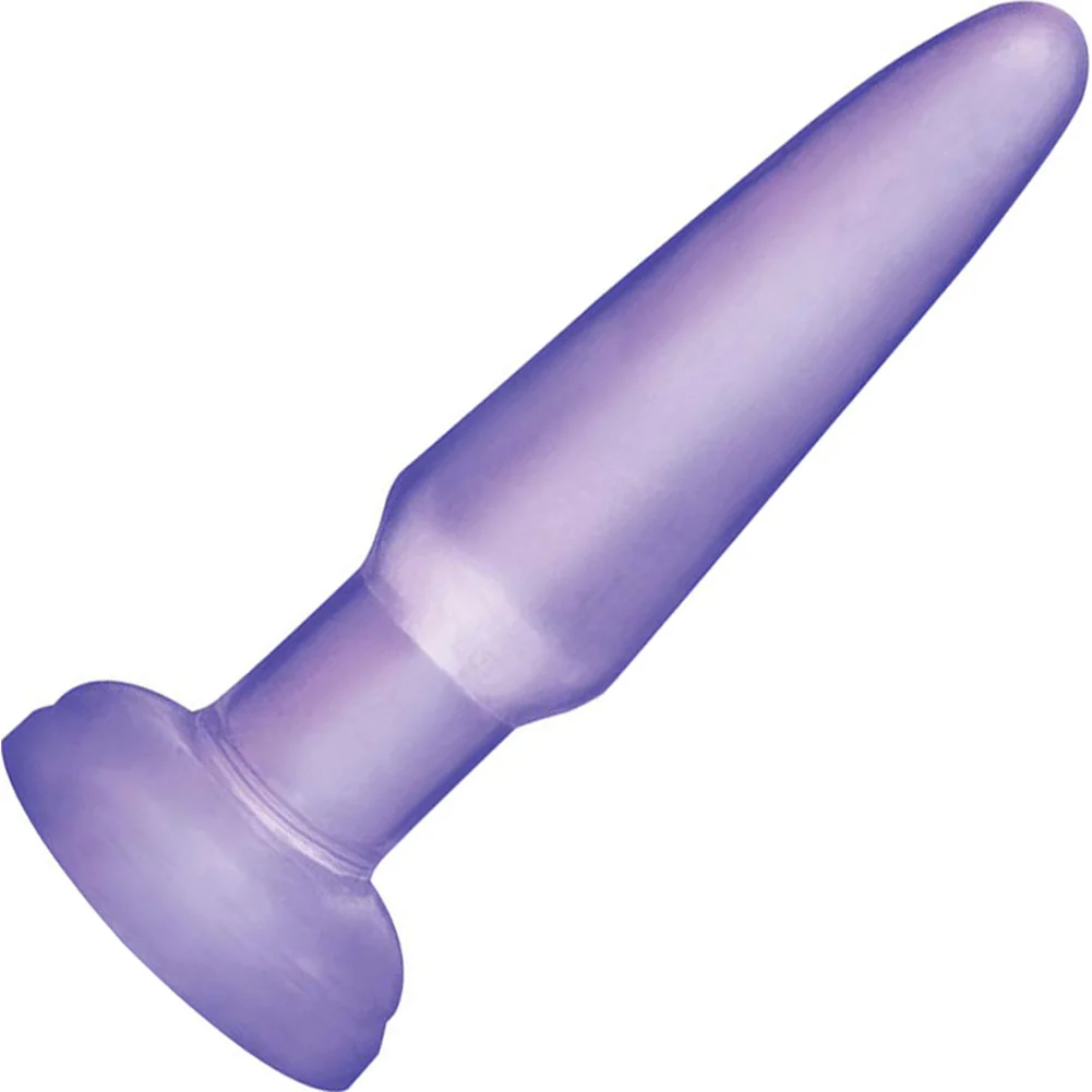Basix Rubber Works Beginners Butt Plug, 4.25", Purple