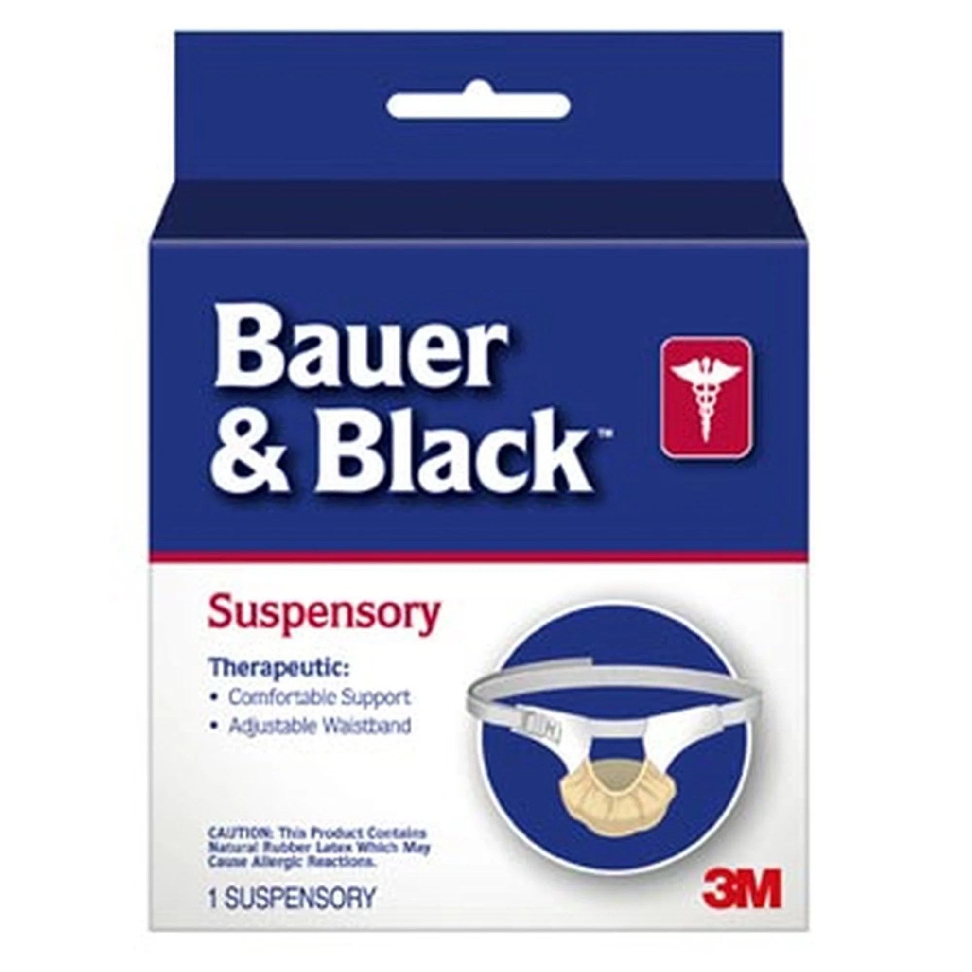 Bauer & Black Suspensory with Leg Straps