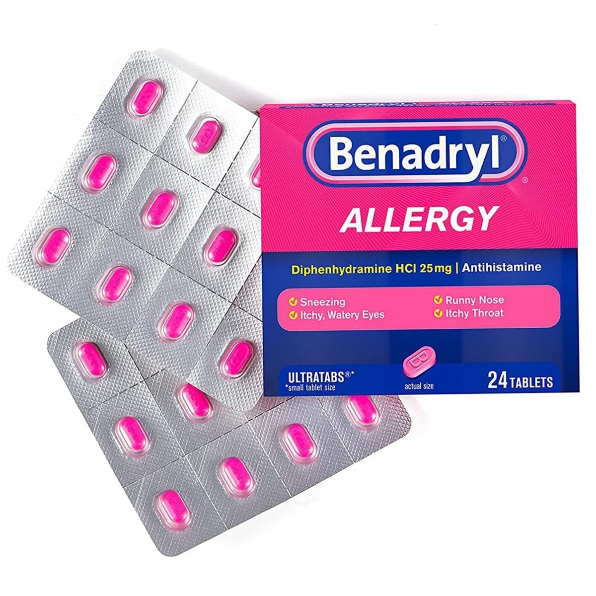 Benadryl Allergy Ultratabs Allergy Relief