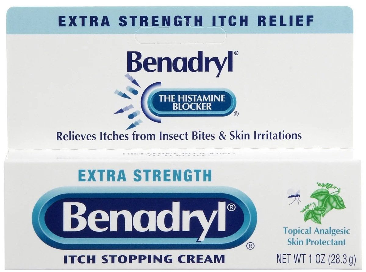 Benadryl Diphenhydramine Hcl / Zinc Acetate Itch Relief
