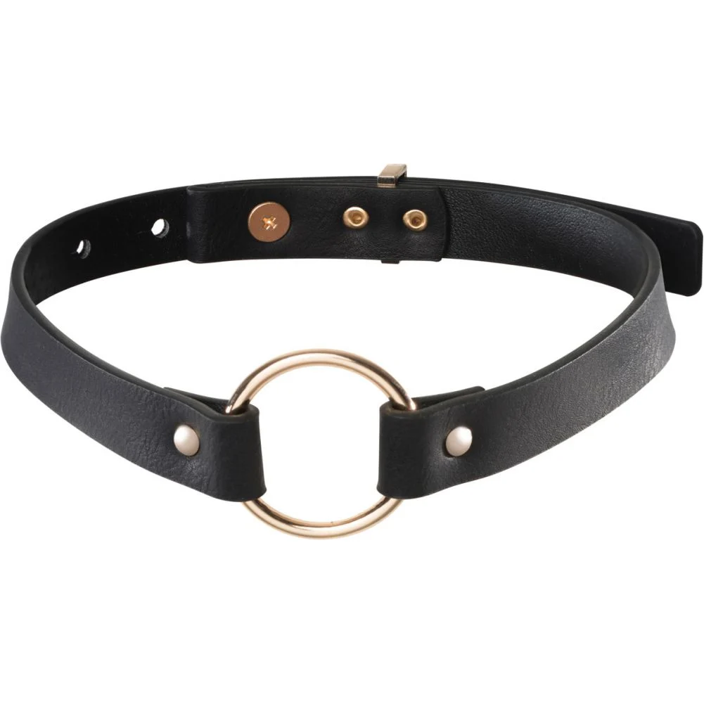 Bijoux Indiscrets Maze Single Ring Choker, Black