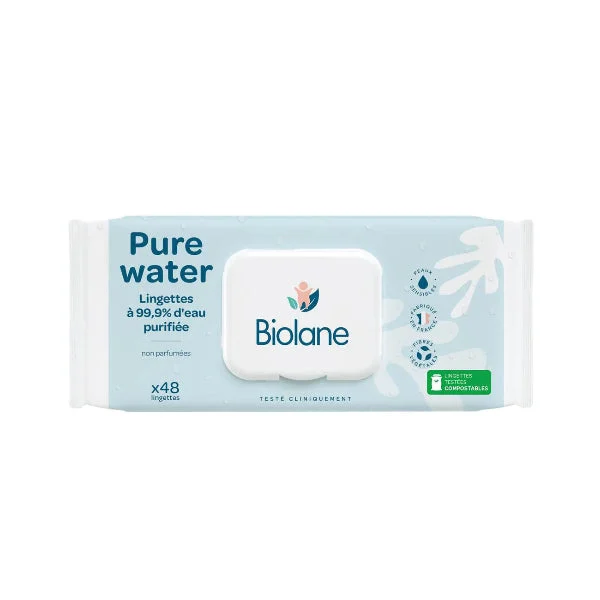 Bio Pure Water Wipes 48 PCS