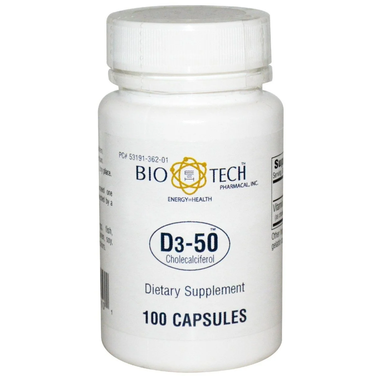 Bio Tech Vitamin D3 50 Supplement