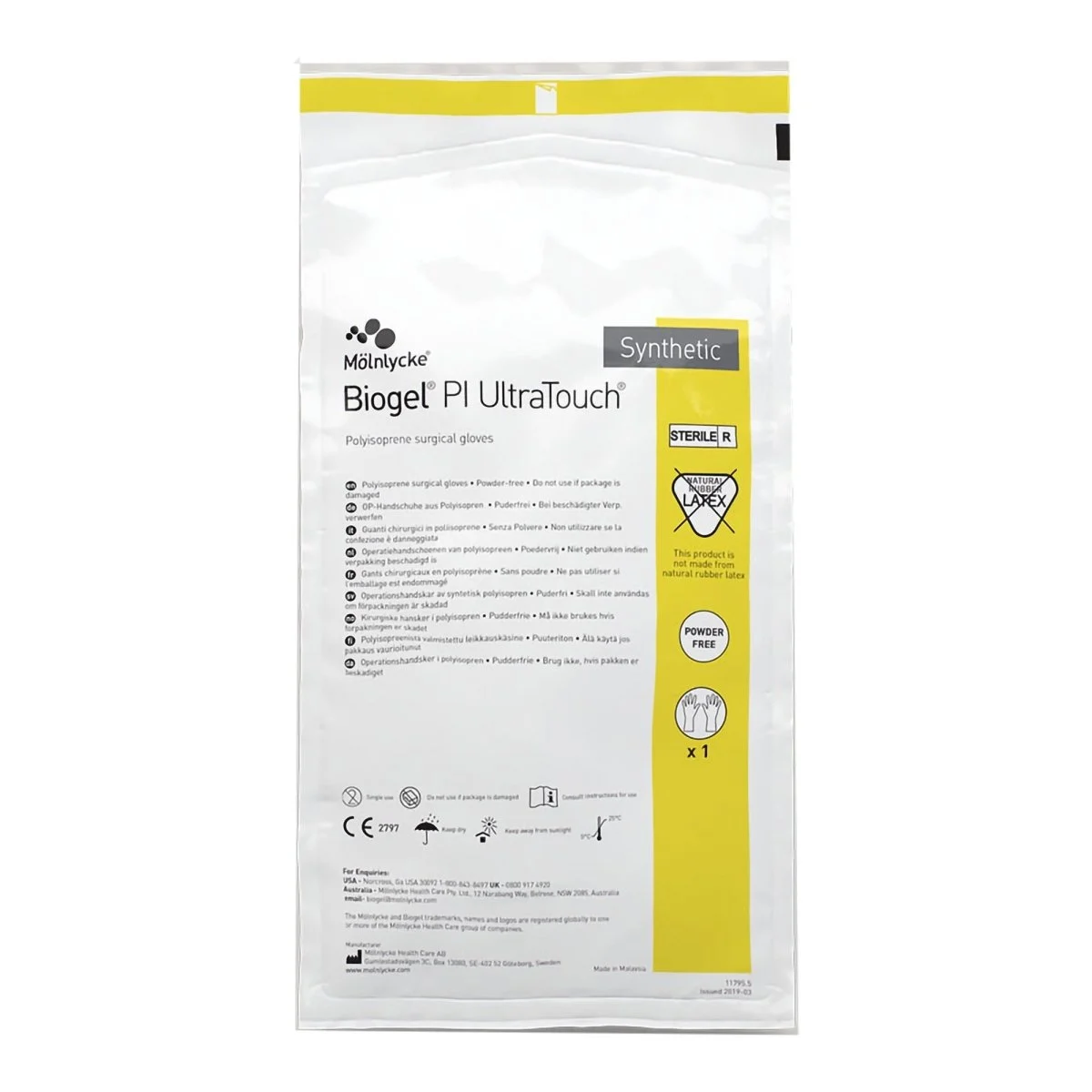 Biogel PI Ultratouch Polyisoprene Surgical Gloves