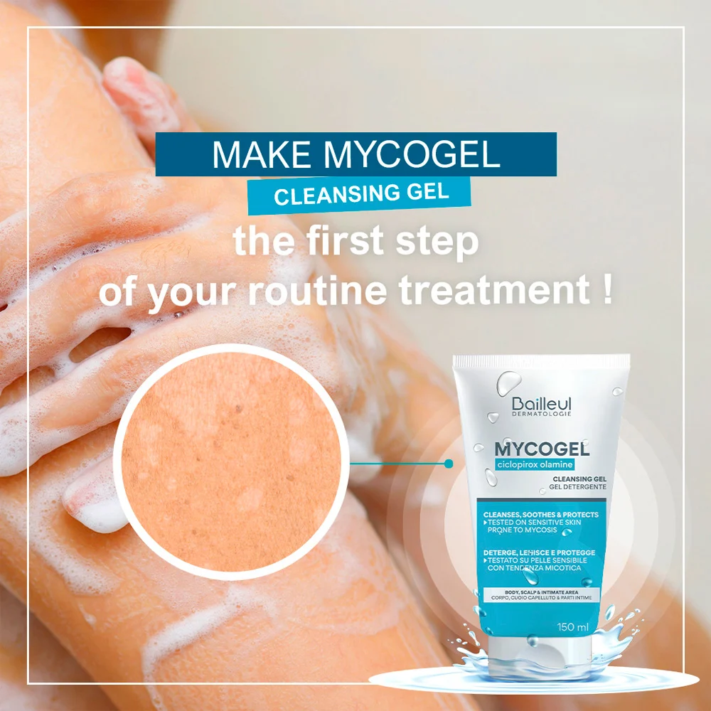 Biorga Mycogel Foaming Cleansing Gel for Sensitive Skin