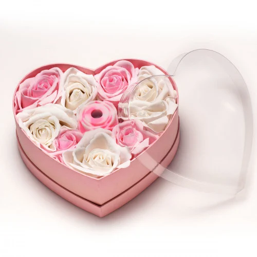 Bloomgasm The Pink Swirl Rose Lovers Gift Box