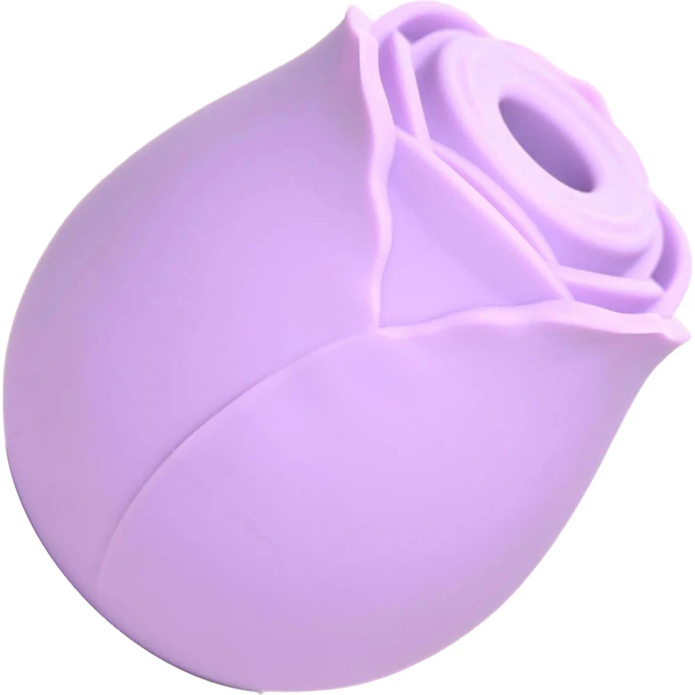 Bloomgasm Wild Rose 10X Suction Clit Stimulator, 2.6", Purple