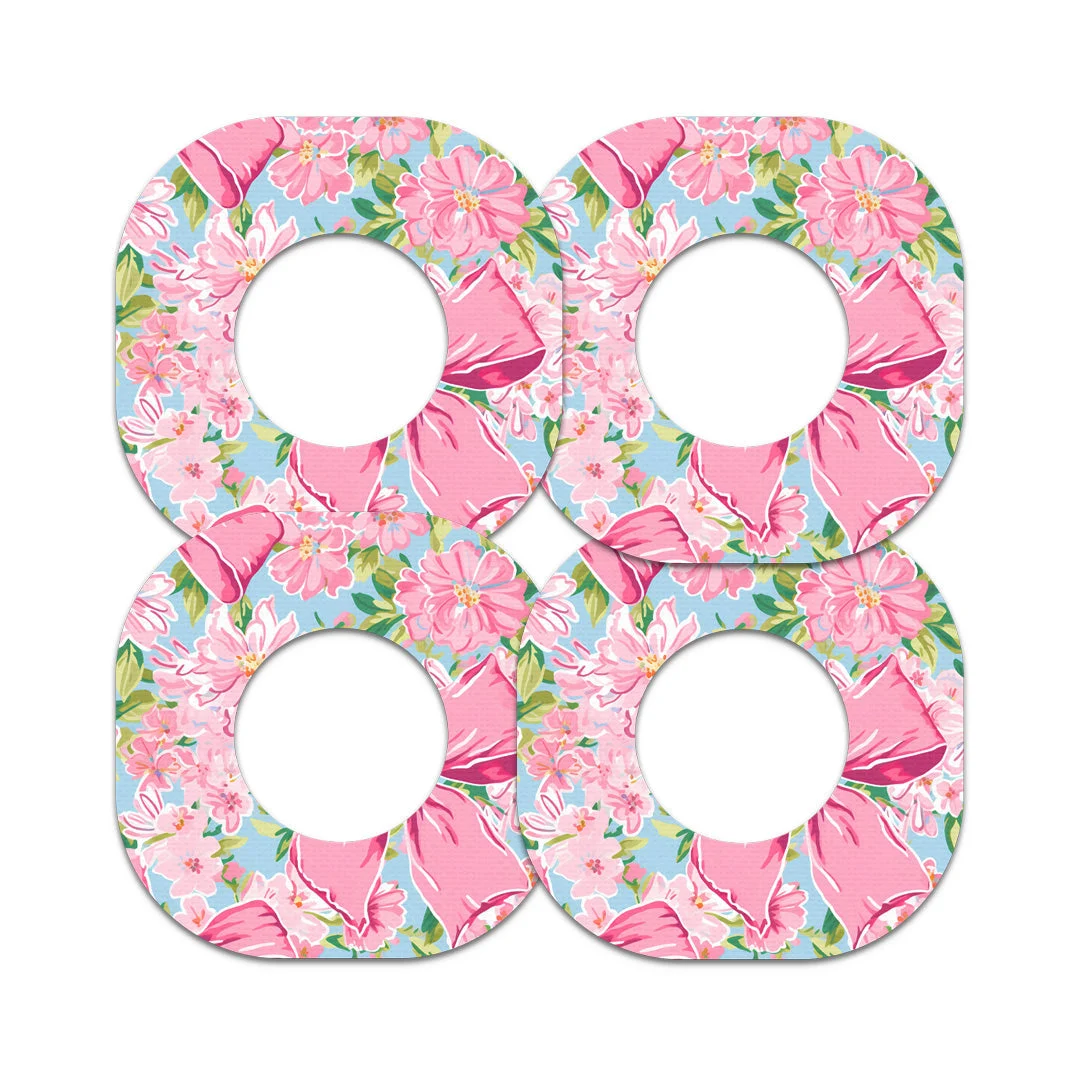 Blossom Bows Dexcom G7 and Stelo Patch Tape - Pump Peelz
