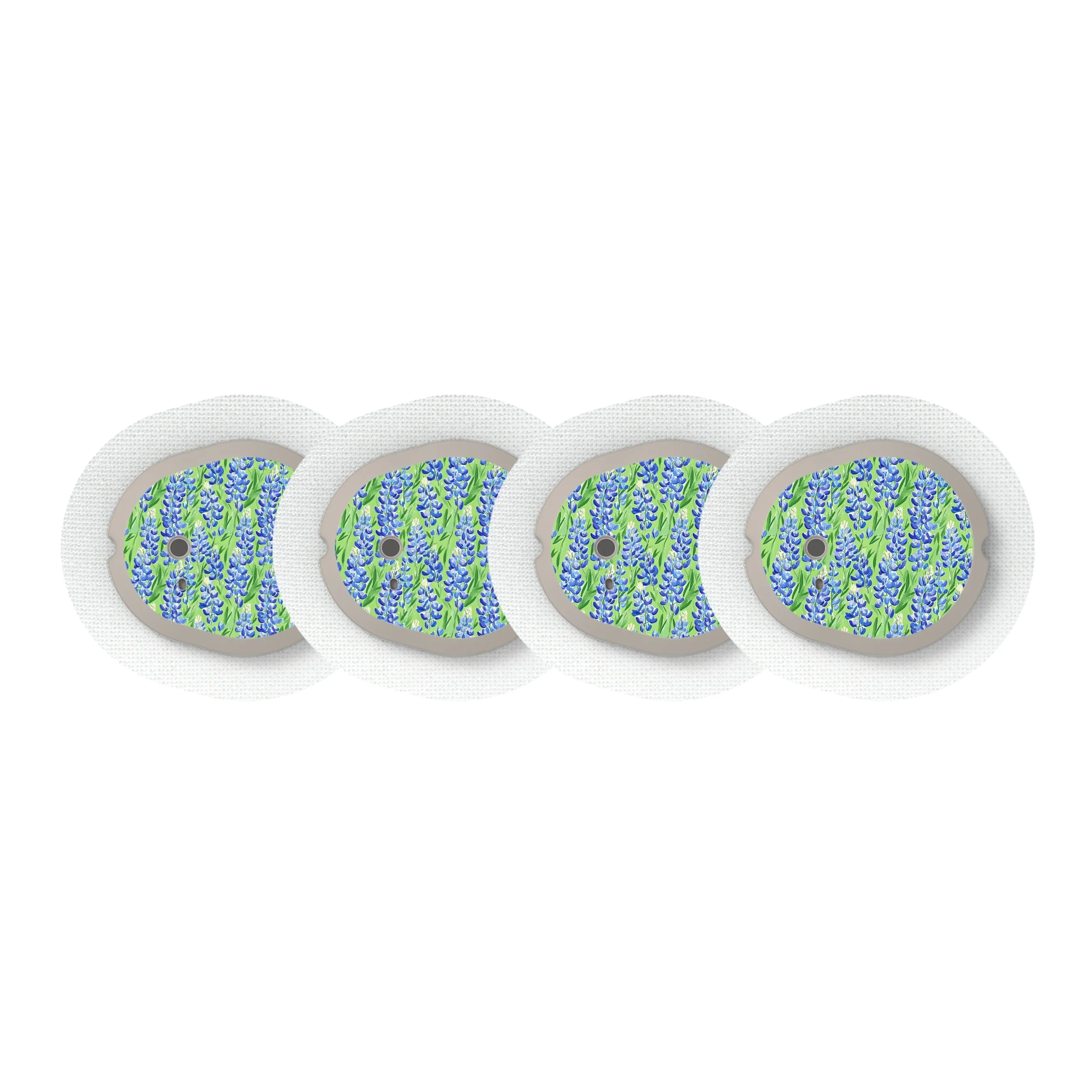 Blue Blooms Designed for the DEXCOM G7 and Stelo Transmitter