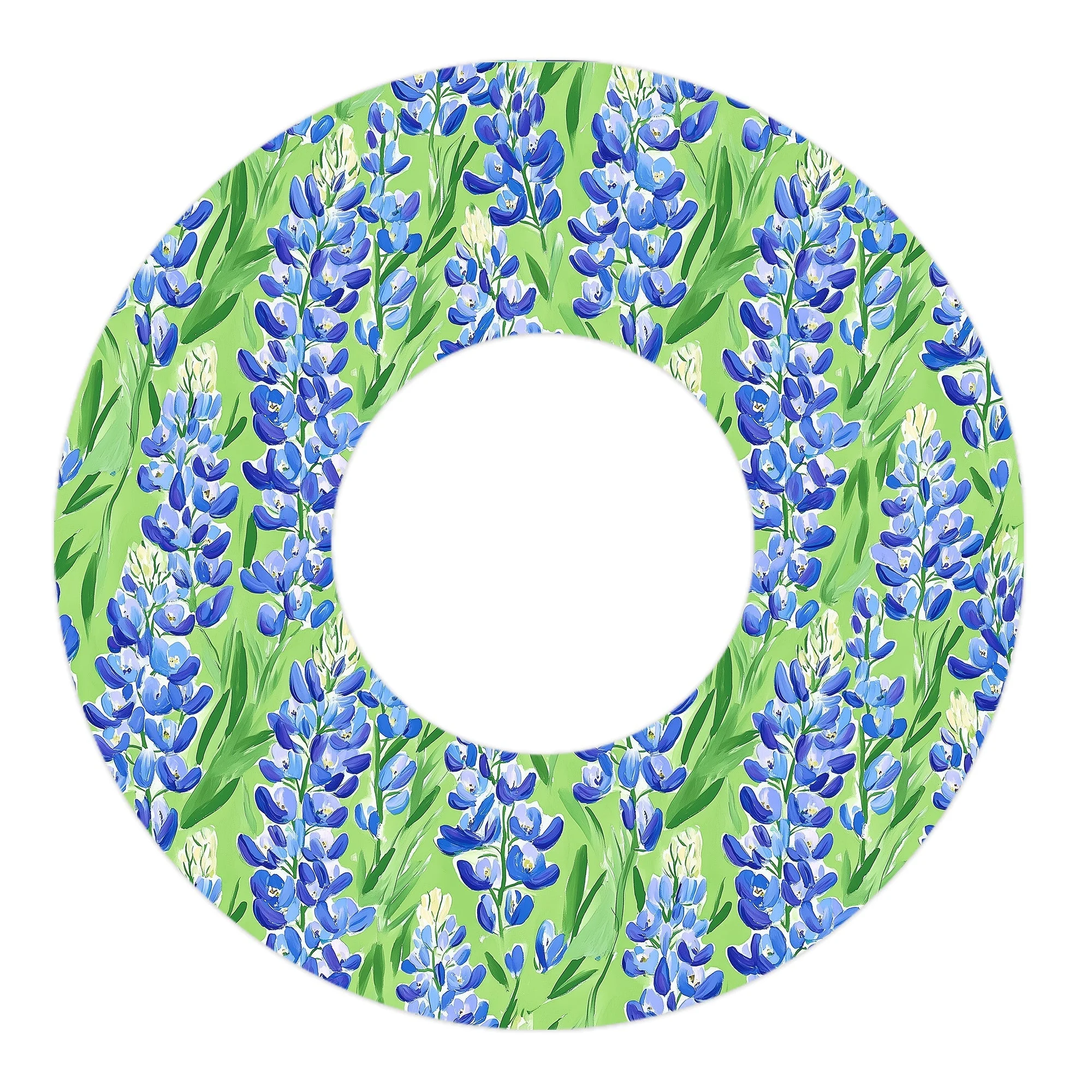 Blue Blooms Freestyle Libre 2 Patch Tape - Pump Peelz