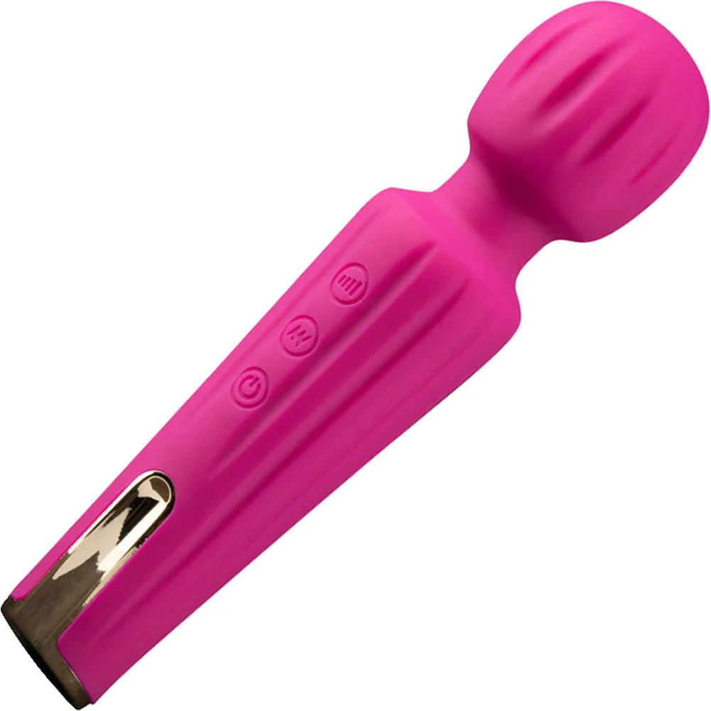 Blush Allana Silicone Body Wand Vibrator, 6.5", Pink