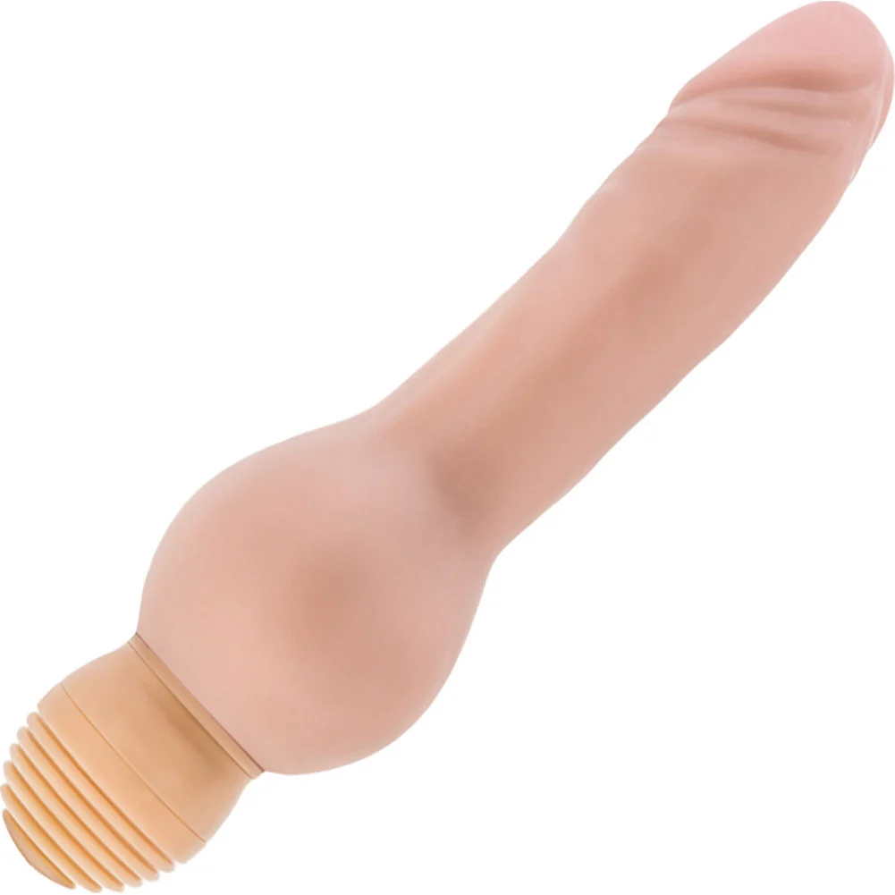 Blush Mr Right Now Vibrator, 6.5", Vanilla