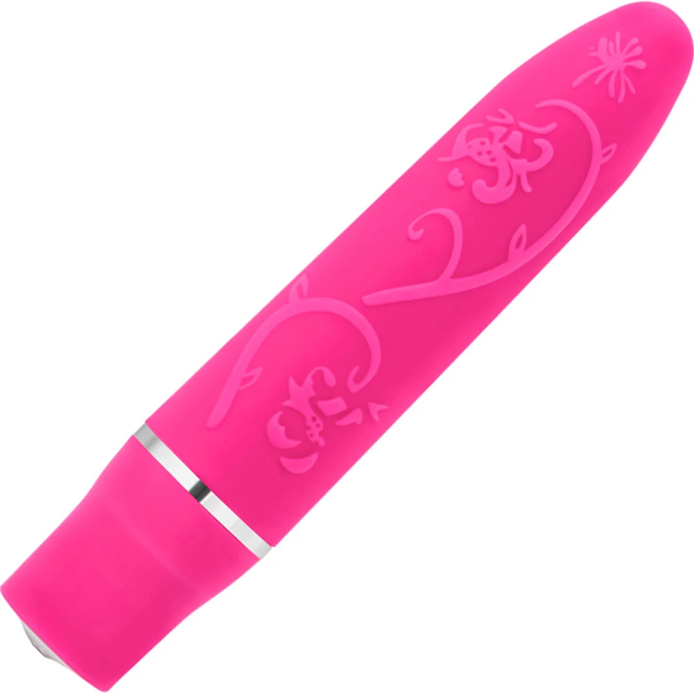 Blush Rose Bliss Vibe 10 Function Intimate Massager, 4", Pink