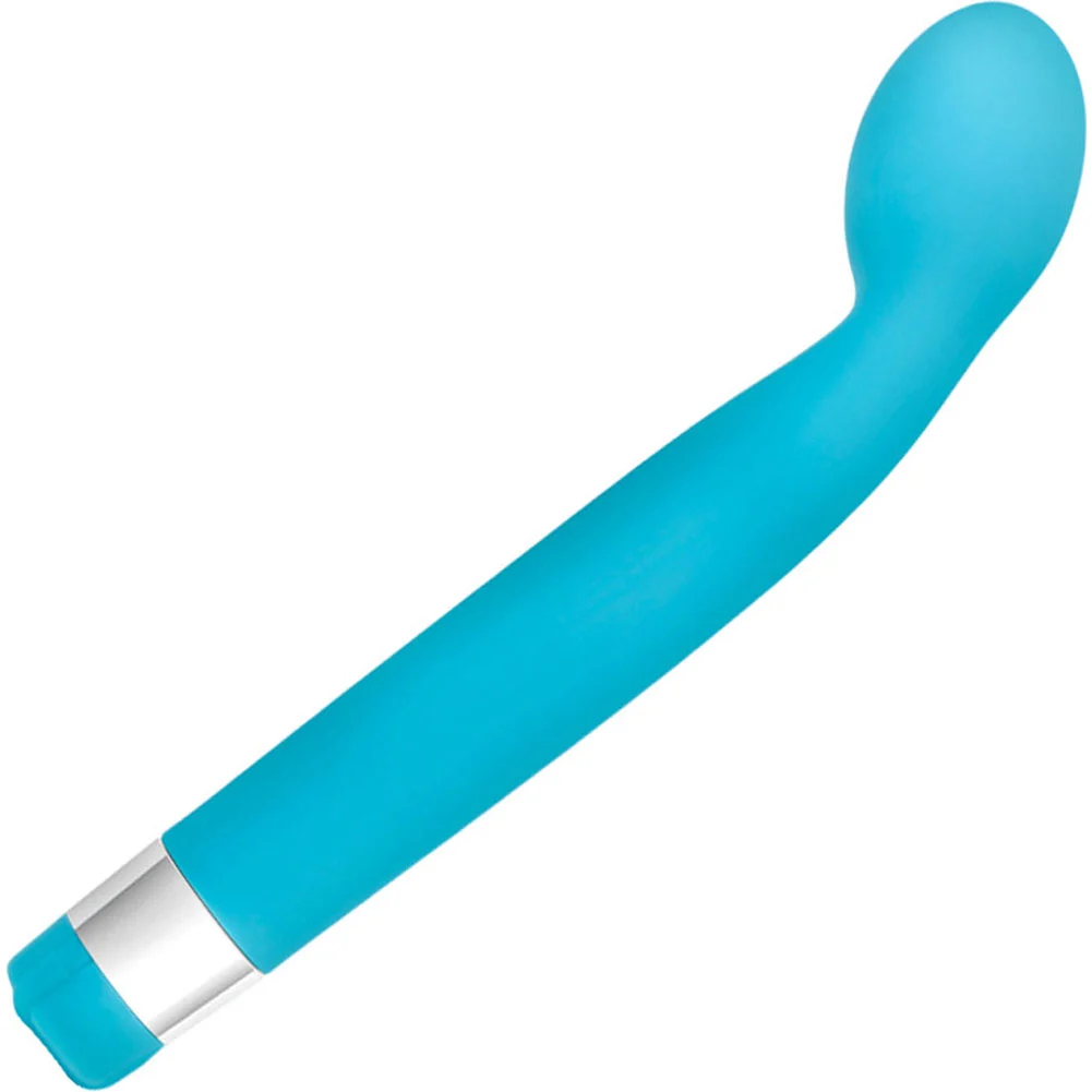 Blush Rose Line Scarlet G Silicone G-Spot Vibrator, 8.25", Blue