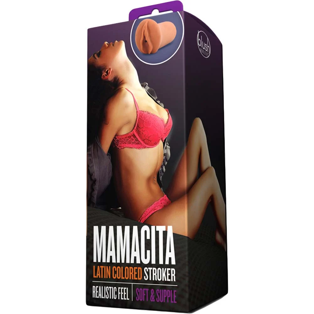 Blush X5 Men Mamacita Latin Masturbator, 5.5", Brown