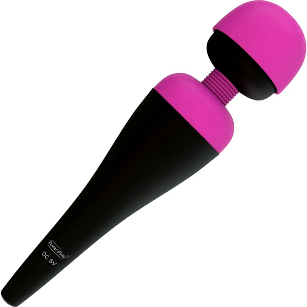 BMS Factory PalmPower Rechargeable Massager, Fuchsia Pink