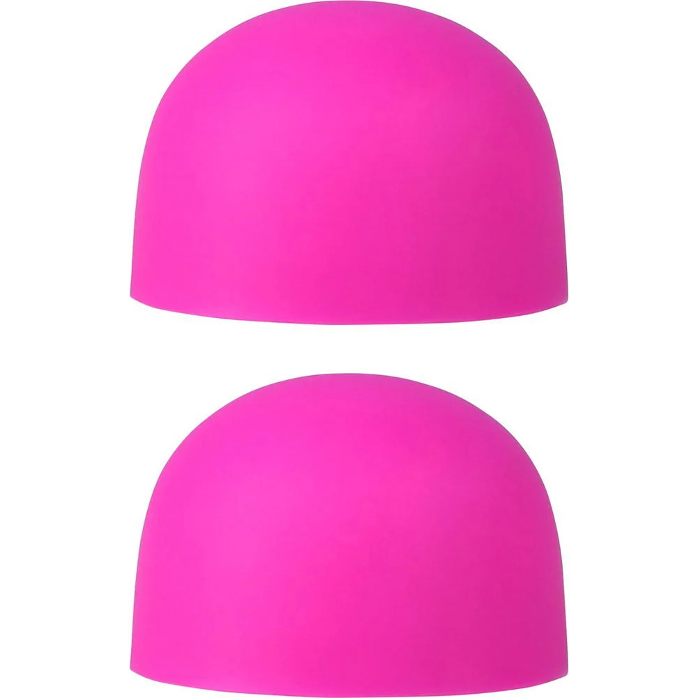BMS Factory PalmPower Silicone Massager Heads Palm Caps Set of 2, Pink