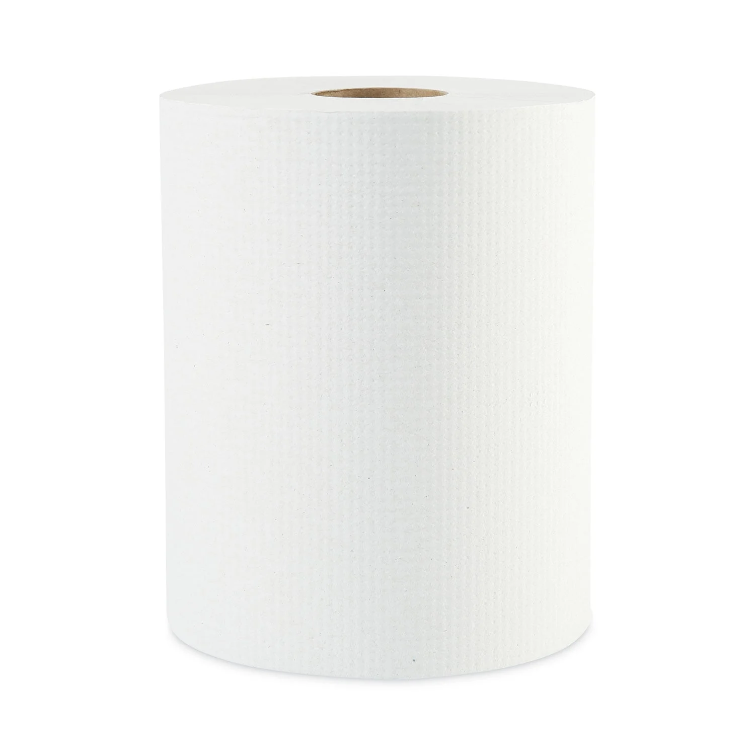 Boardwalk Hardwound Paper Towels, 1-Ply, 8" x 600 ft, White, 2" Core, 12 Rolls/Carton