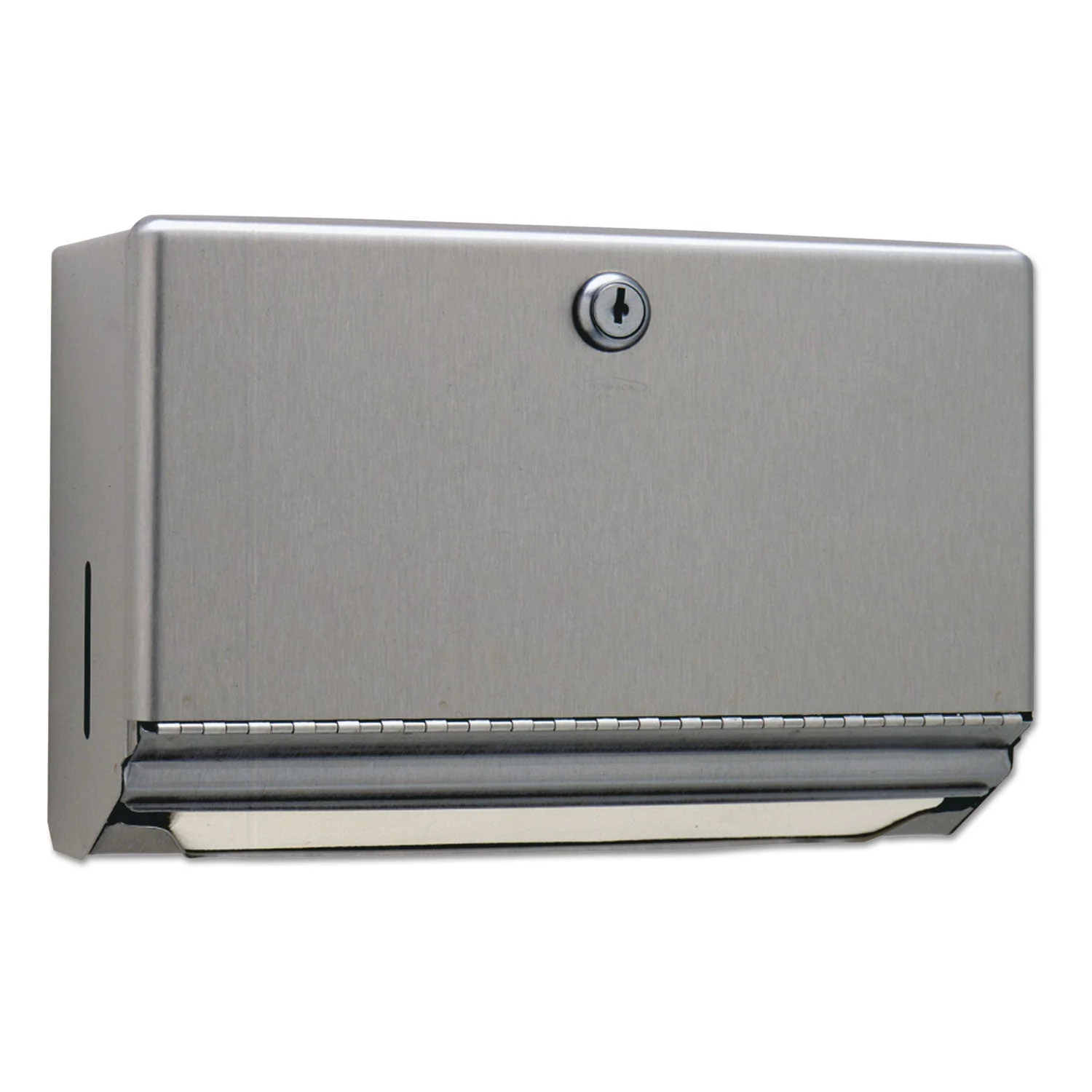 Bobrick Surface-Mounted Paper Towel Dispenser, 10.75 x 4 x 7.06, Stainless Steel