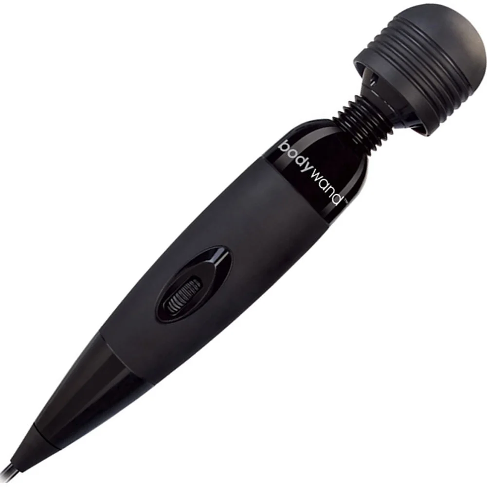 BodyWand Midnight Plug In Personal Massager, 10", Black