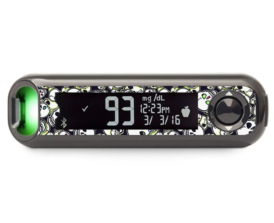 Bone Glow Bayer Contour© Next One Glucometer Sticker - Pump Peelz