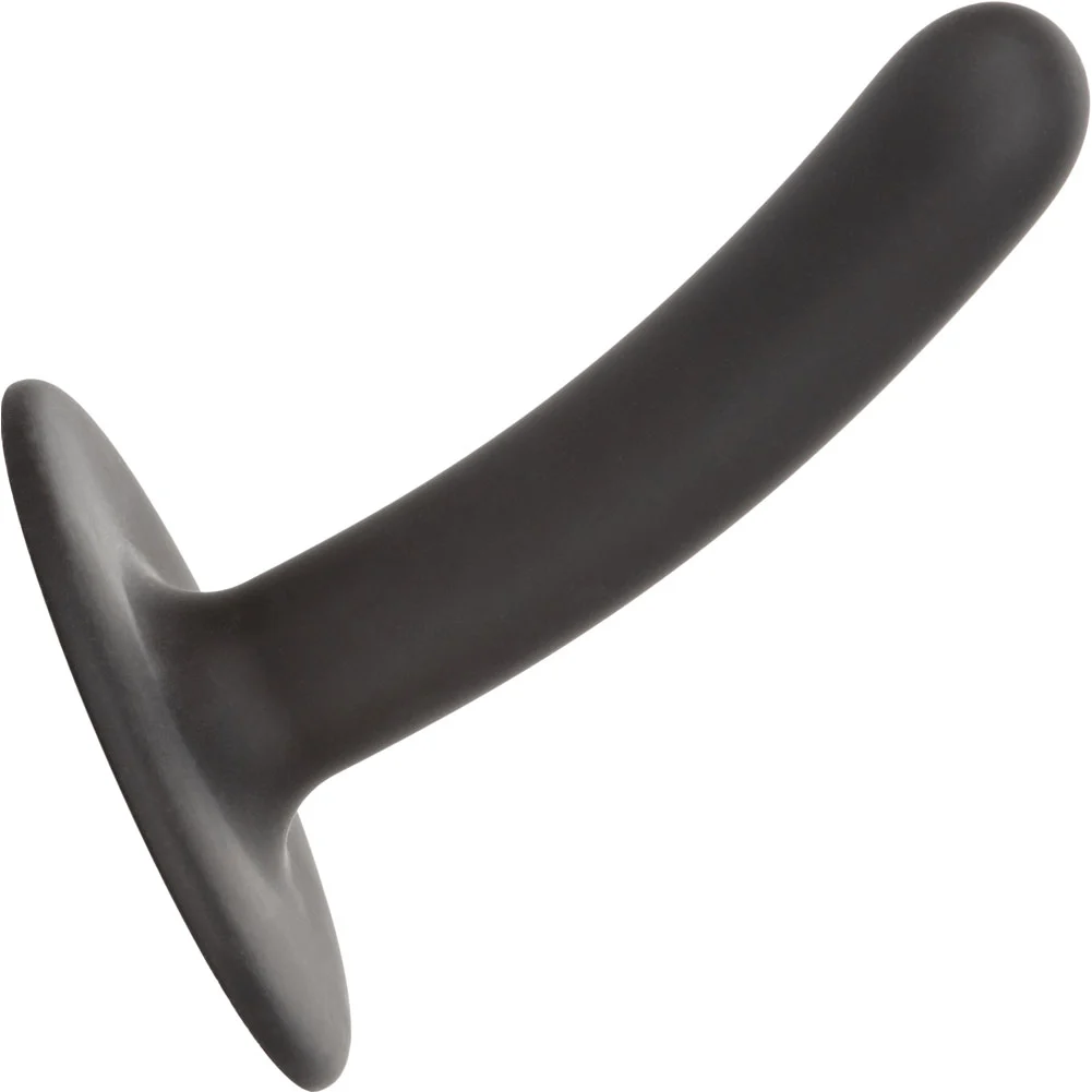 Boundless Slim Butt Plug with Suction Cup Base, 4.5", Black