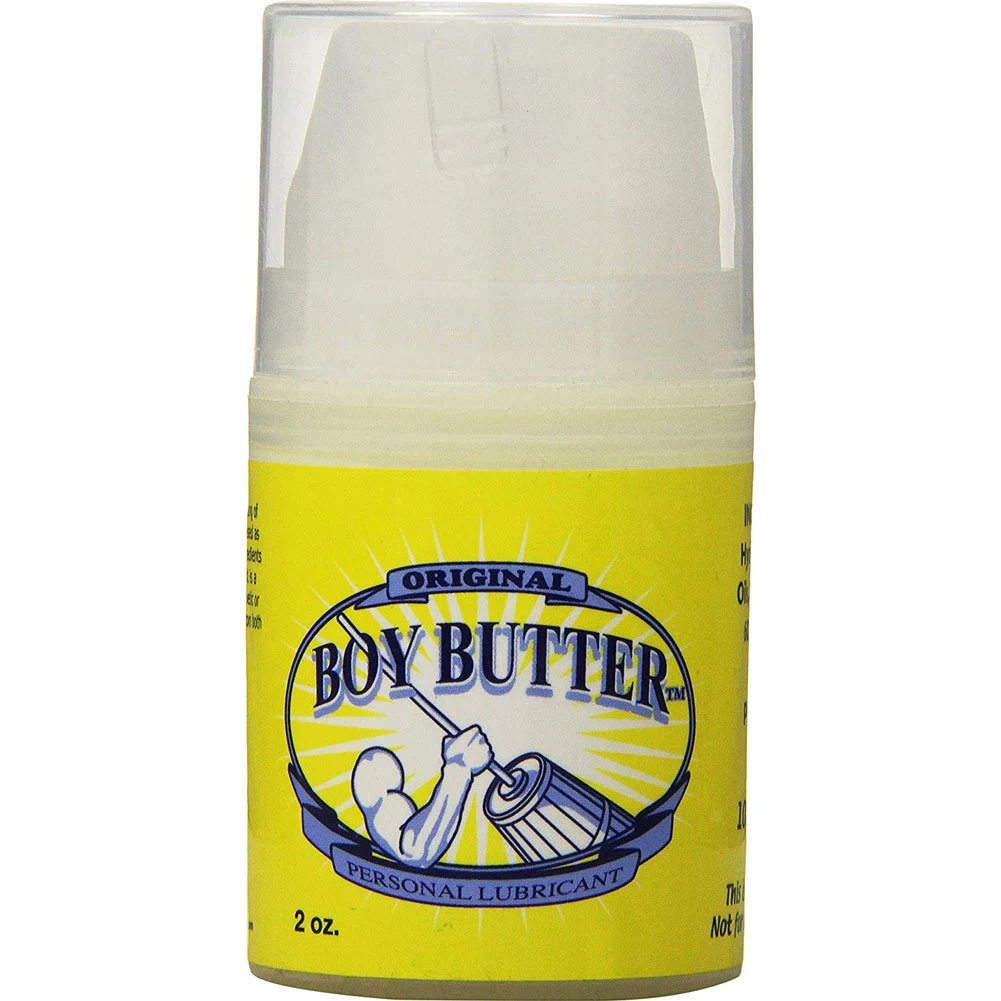 Boy Butter Original Personal Lubricant, 2 fl.oz (60 mL), With Pump