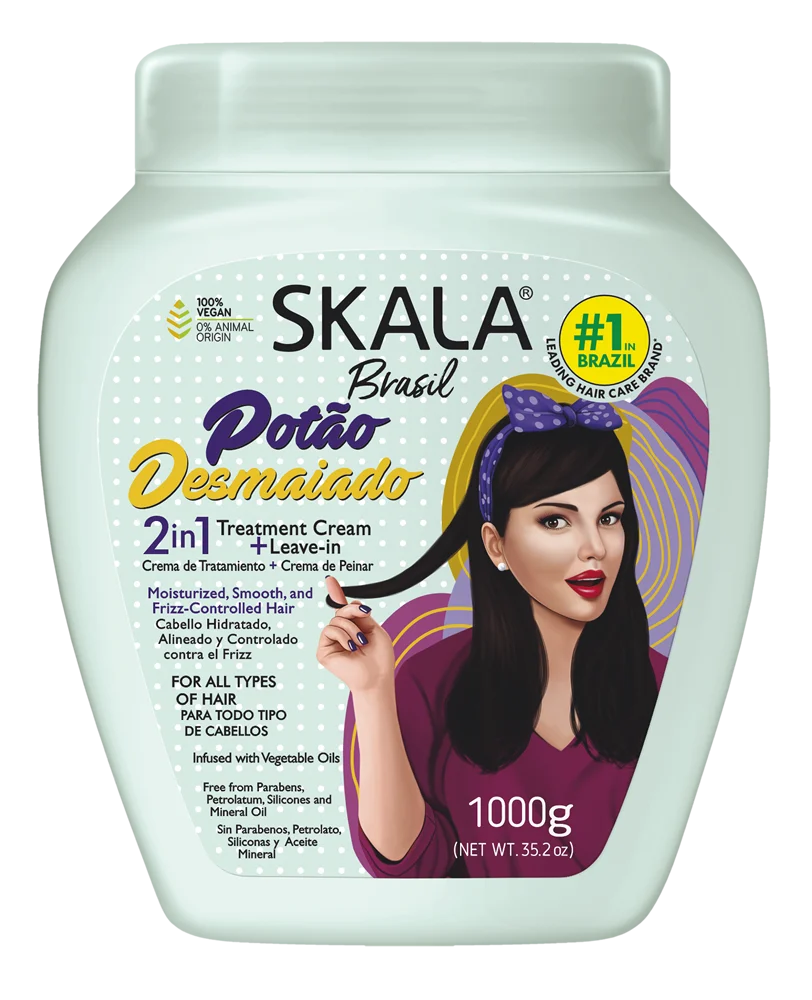 Brasil Potao Desmaiado 2 In 1 Treatment and Leave In 1000 G
