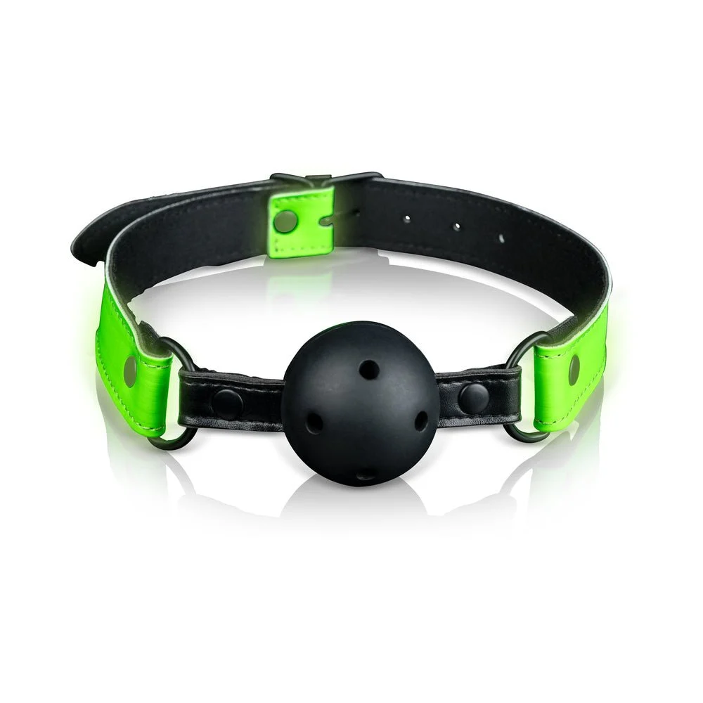Breathable Ball Gag - Glow in the Dark