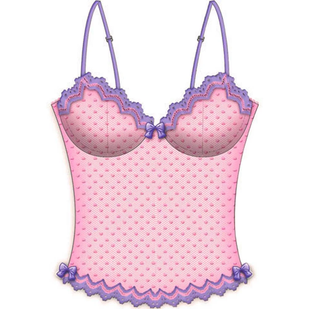 Bright Idea Shaped Cup Corset, 34B, Pink