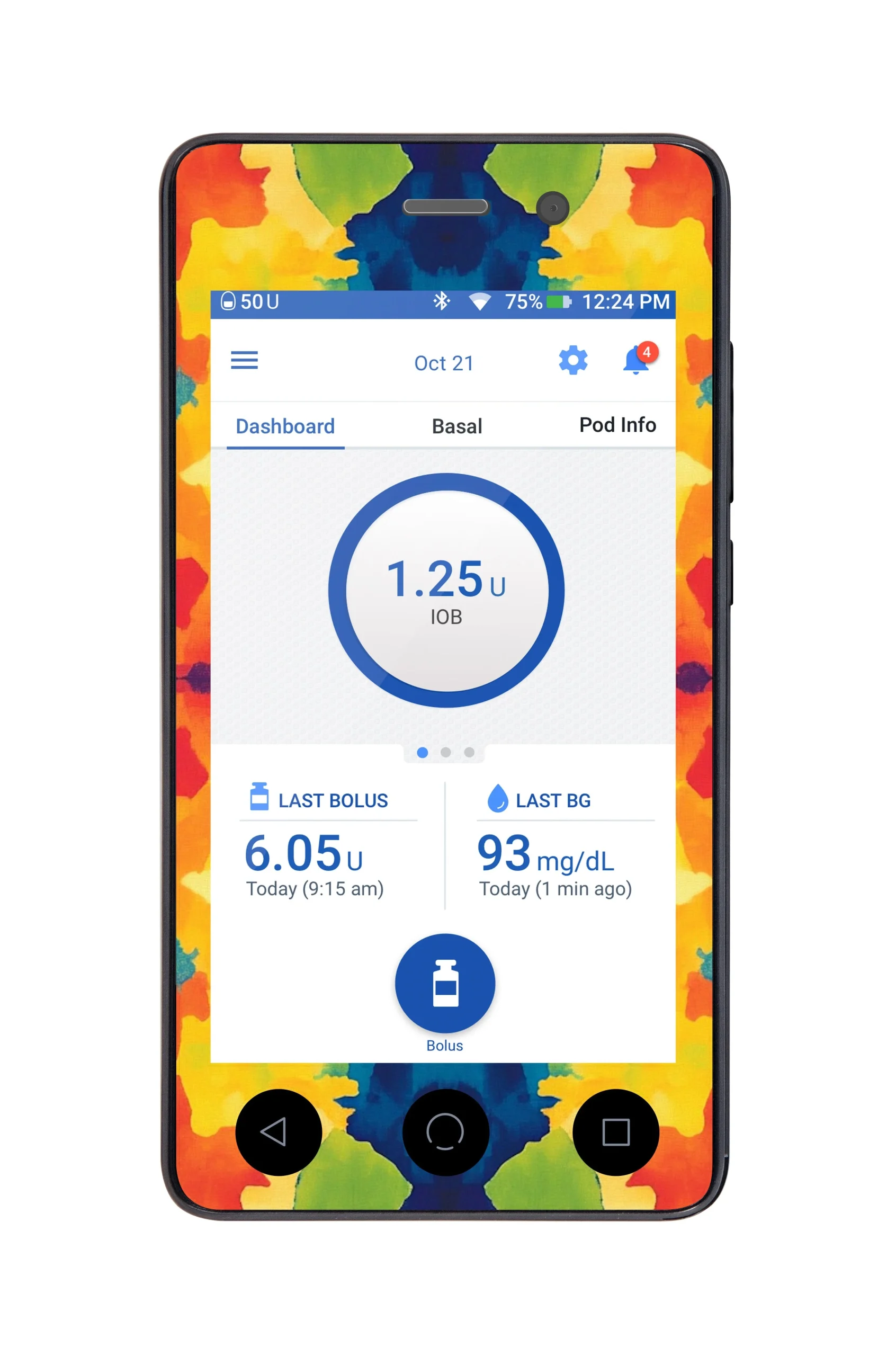 Bright Tie Dye Sticker for Omnipod DASHPDM – Pump Peelz