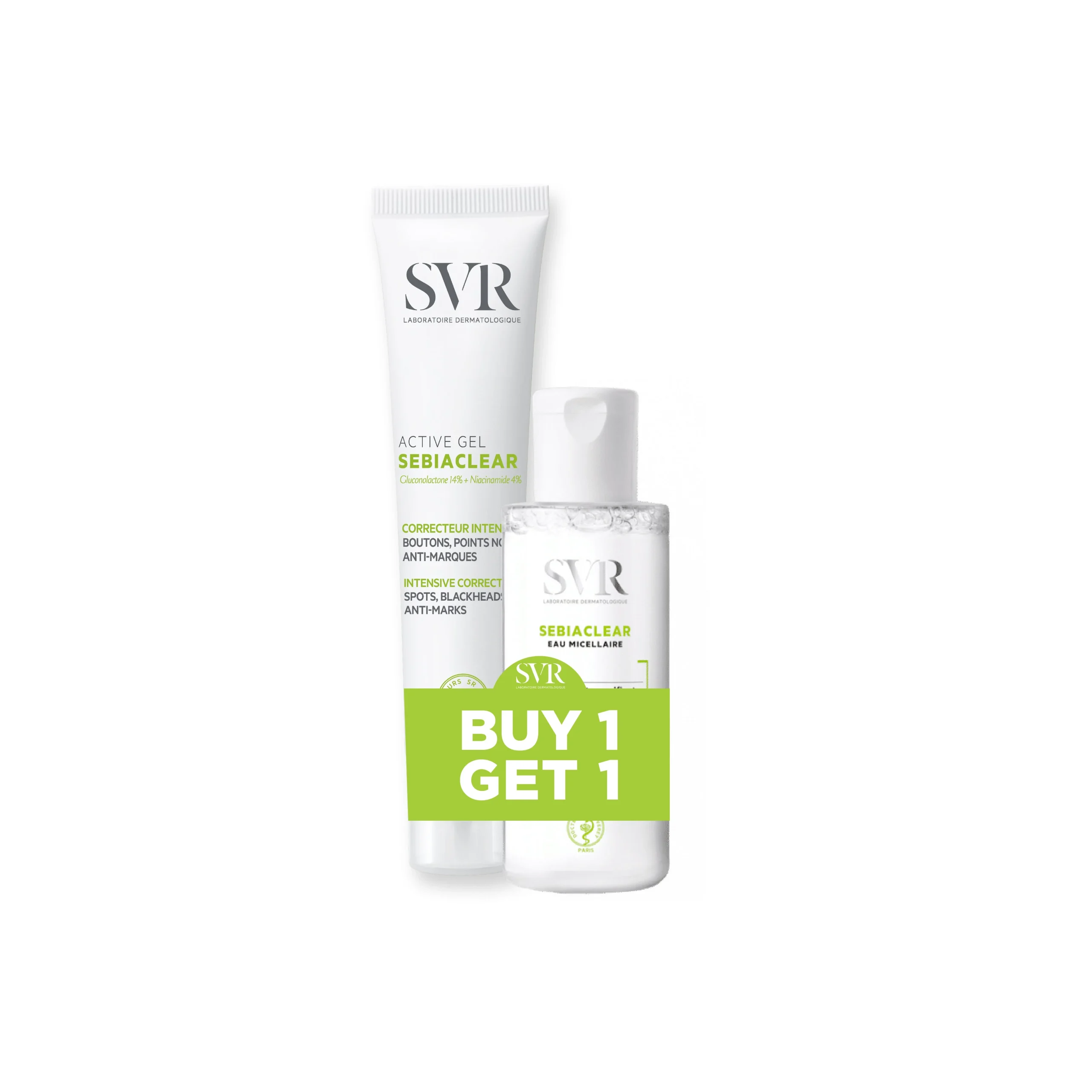 Bundle SVR Sebiaclear Active 40 ML + Eau Micellaire 75 ML