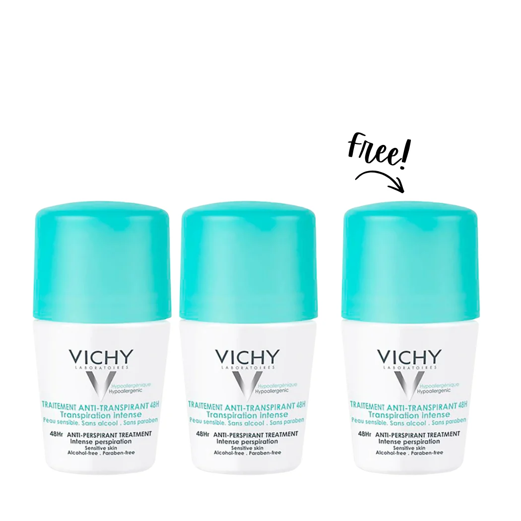 Buy 2 Get 1 - 48 Hour Intensive Anti-Perspirant Treatment - Roll-On