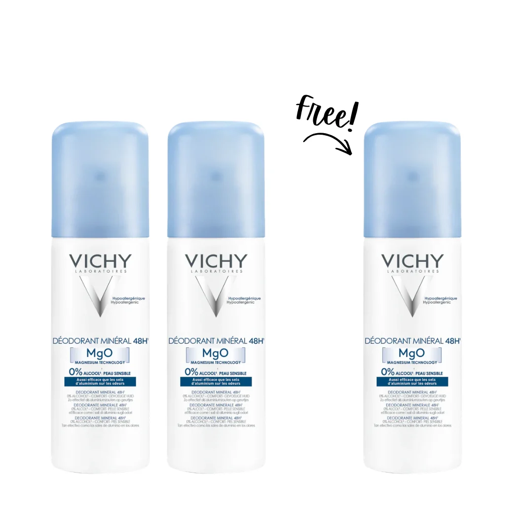 Buy 2 Get 1 - Deodorant Mineral Aerosol 125 ML