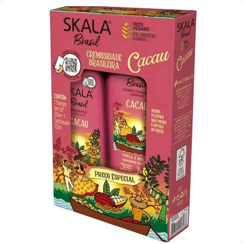 Cacau Shampoo 325 ML + Conditionner 325 ML Set