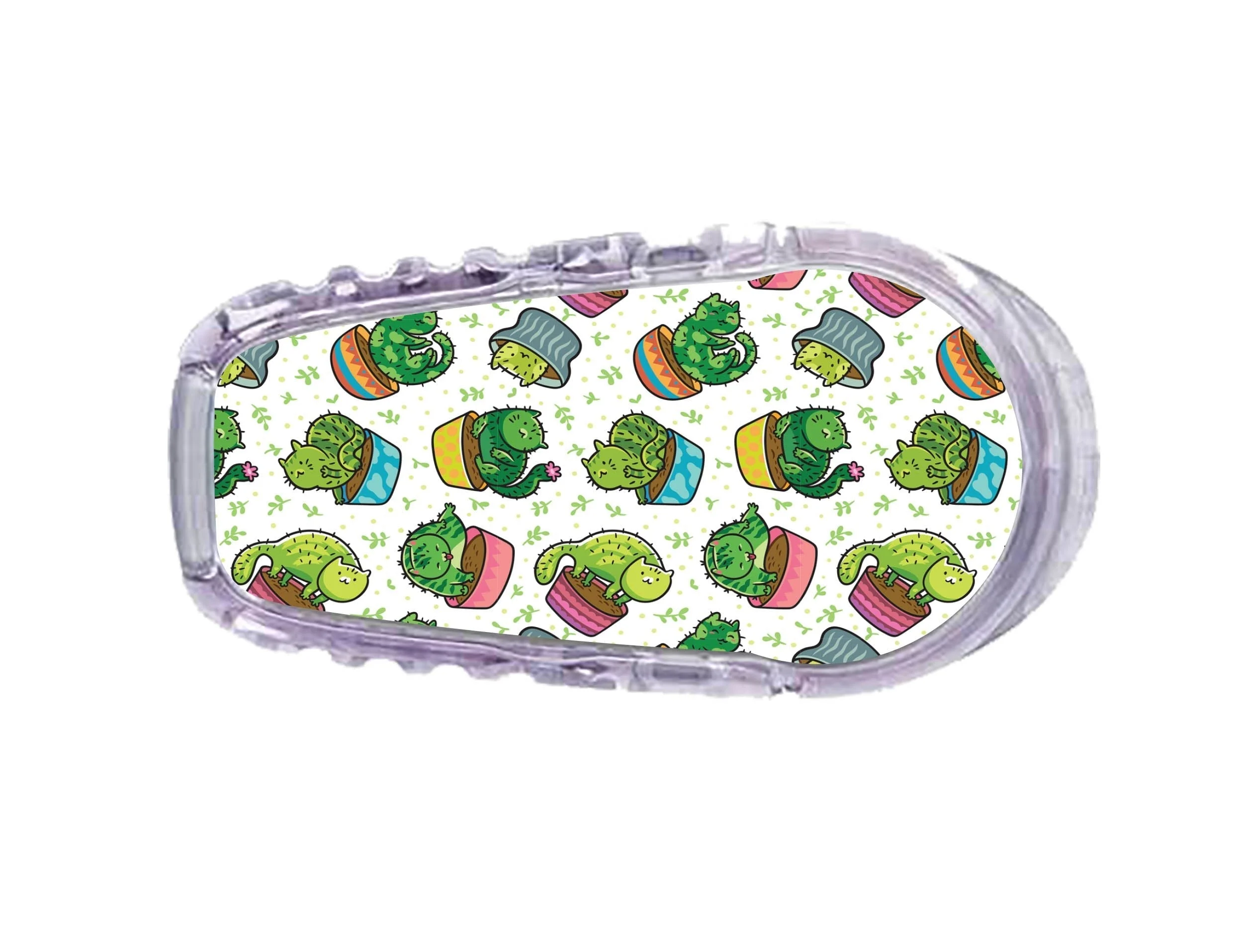 Cactus Cat Sticker Designed for the DEXCOM Transmitter