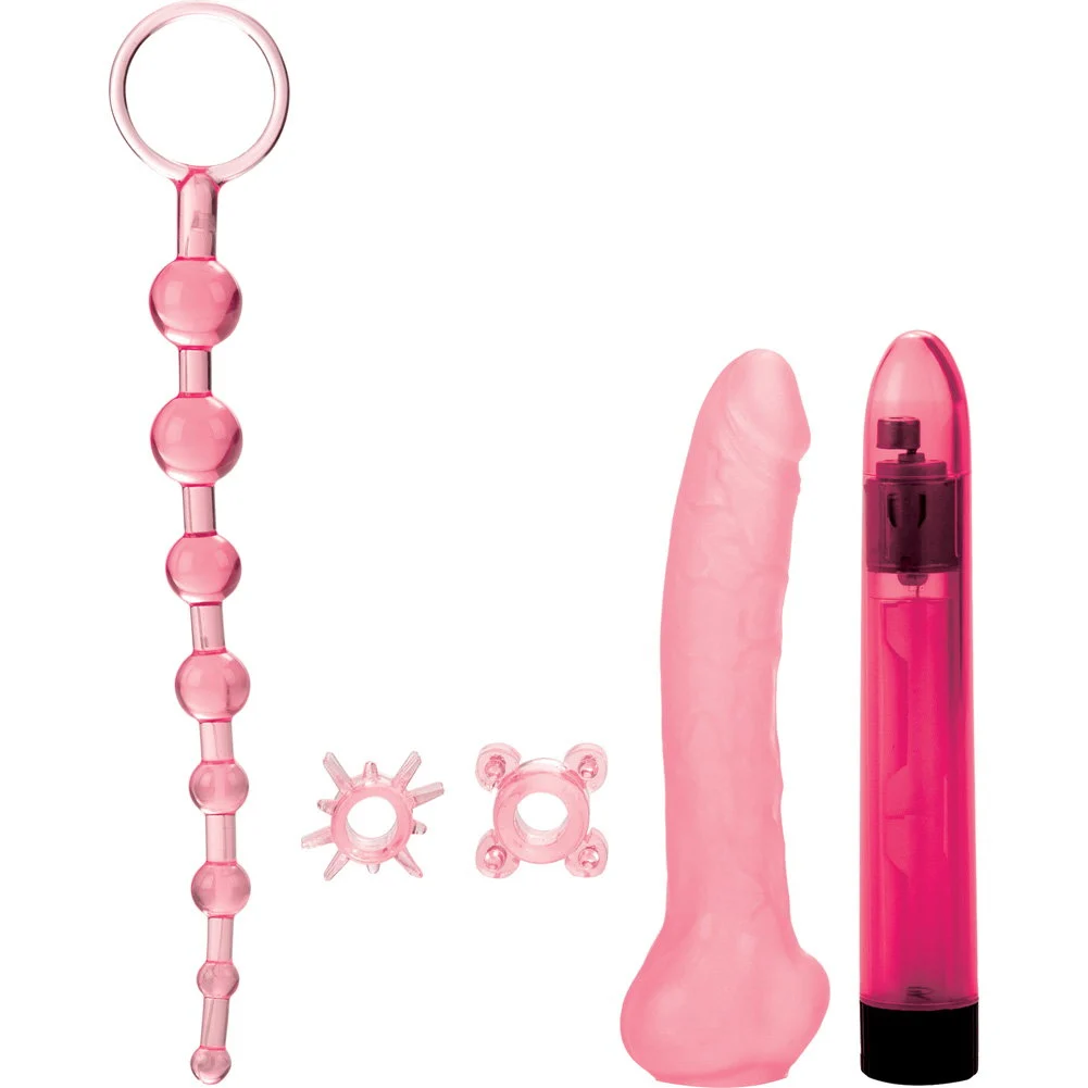 CaleXOtics 5 Piece Starter Lovers Kit, Pink